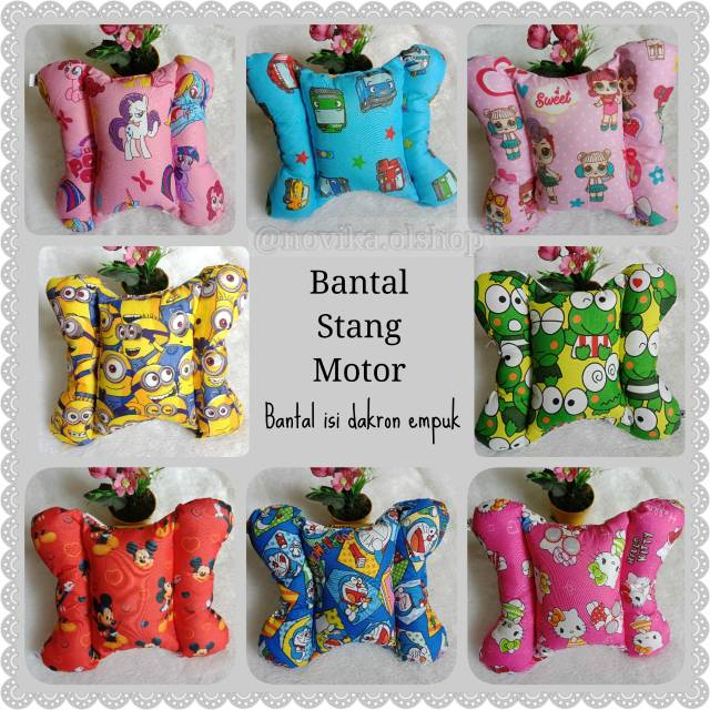 BANTAL STANG MOTOR KARAKTER PENYANGGA STANG MOTOR ANAK BANTAL STANG MOTOR MURAH