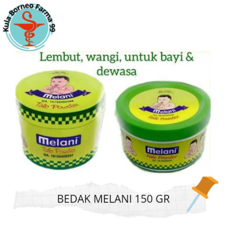 Melani Talc Powder 150 gr - Bedak Tabur Bayi