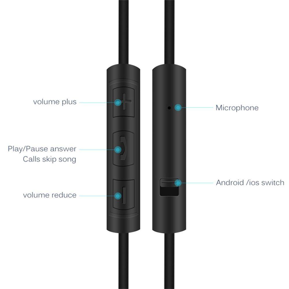 POPULAR Populer Kabel Audio 3.5mm Kontrol Volume Mobil Earphone Headphone Cord