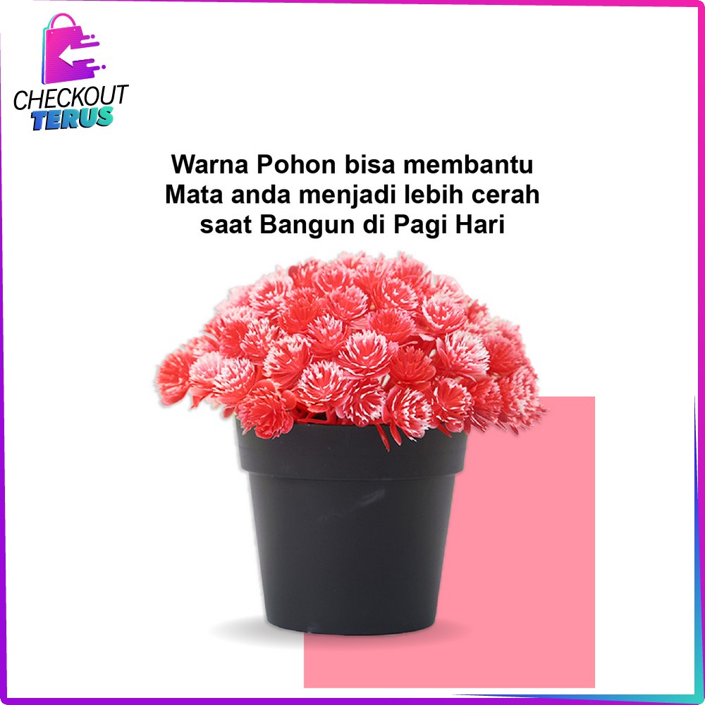 CT C600 C605 Bunga Artificial Dekorasi Rumah Hiasan Pajangan Bunga Hias Plastik Tanaman Hias Artificial Flower