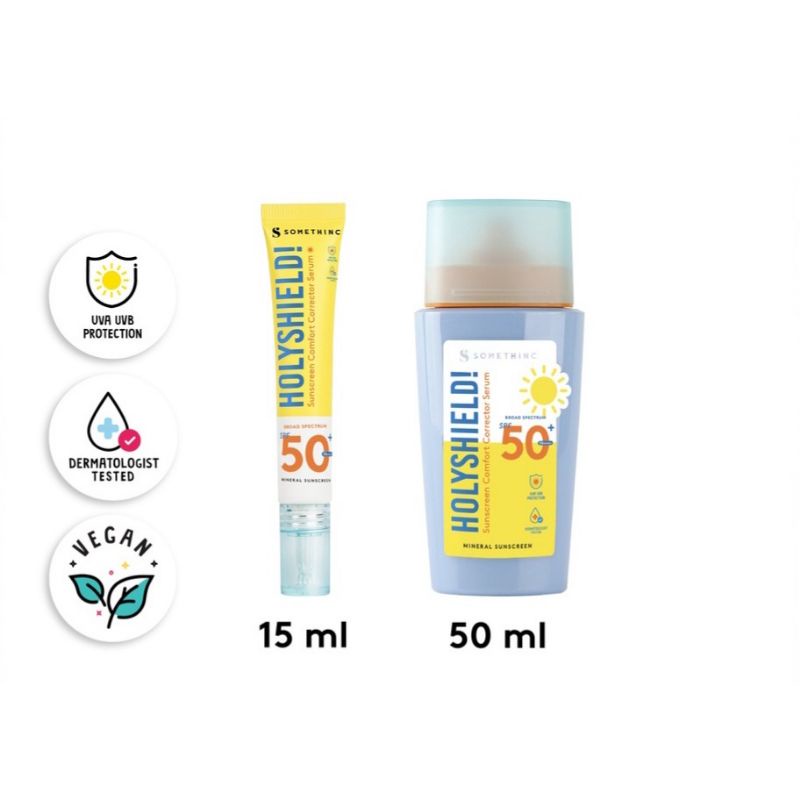 SOMETHINC HOLYSHIELD SUNSCREEN COMFORT CORRECTOR SERUM SPF 50+PA++++