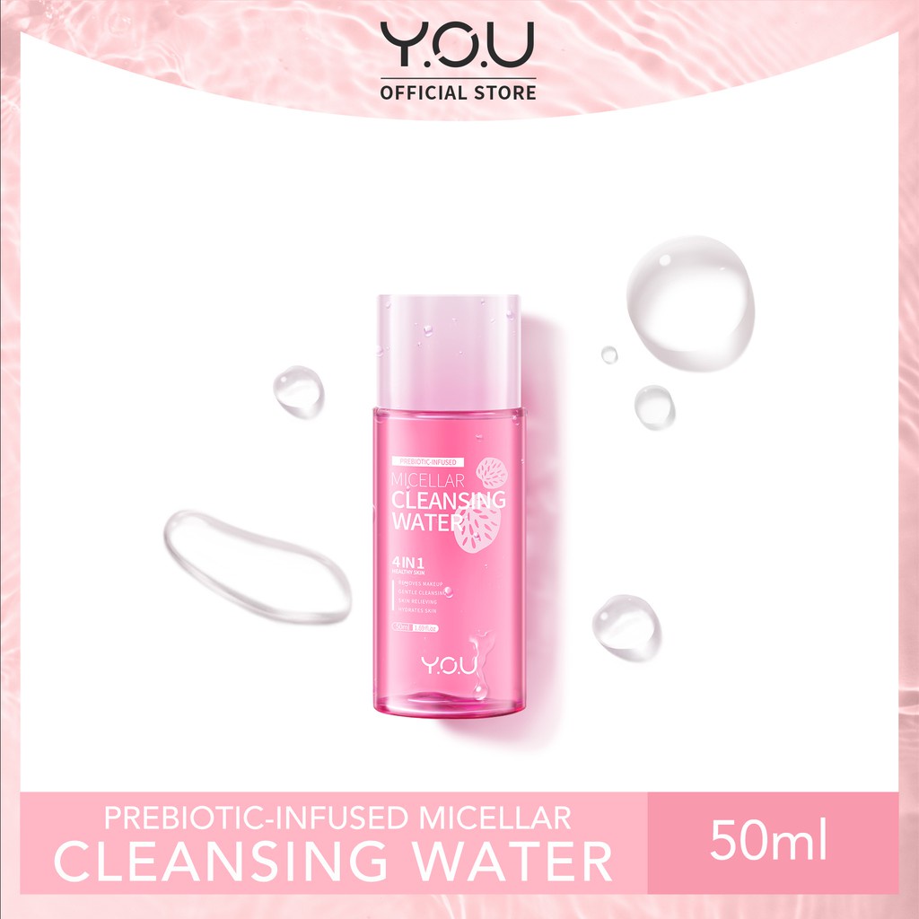 Alny Hijab - You Prebiotic-Infused Micellar Cleansing Water 50ml &amp; 110ml