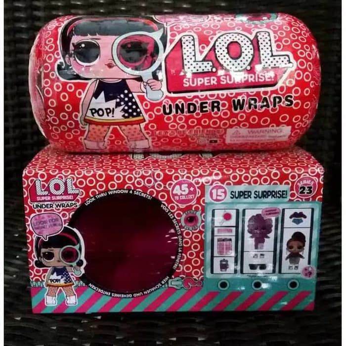 LOL Surprise Under Wraps Kapsul Ukuran Besar - Ada Lampu LED