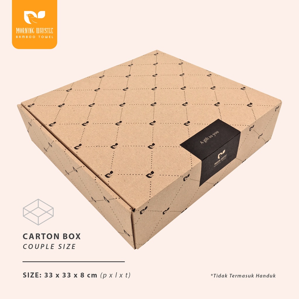 Carton Box Packaging Single/Couple Morning Whistle by Terry Palmer 30x18x8 cm/ 33x33x8 cm