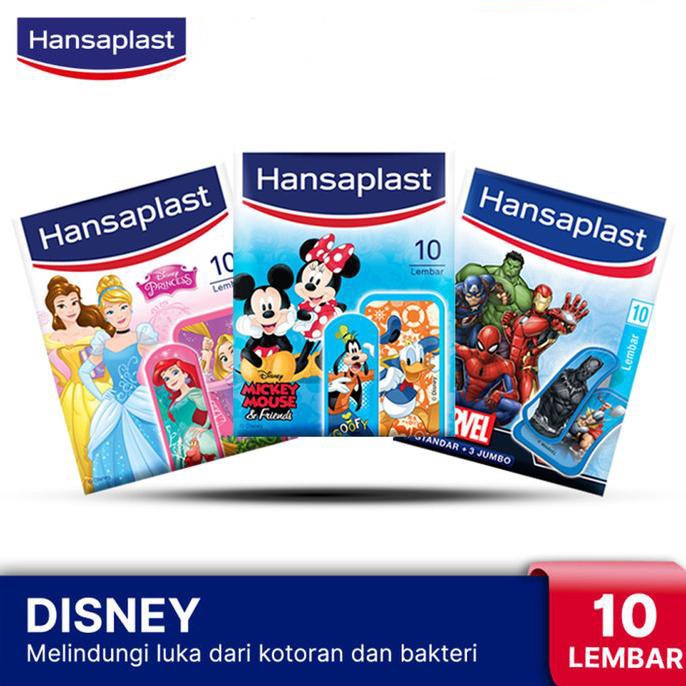 ★ BB ★ Hansaplast Karakter Kartun - Marvel Avengers - Princess - Frozen - 10 Sheets - Plaster Luka