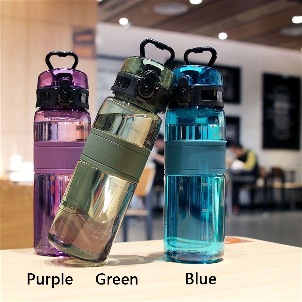 Suyo Botol Minum Plastik Portable Kapasitas Besar 500ML Untuk Olahraga / Gym