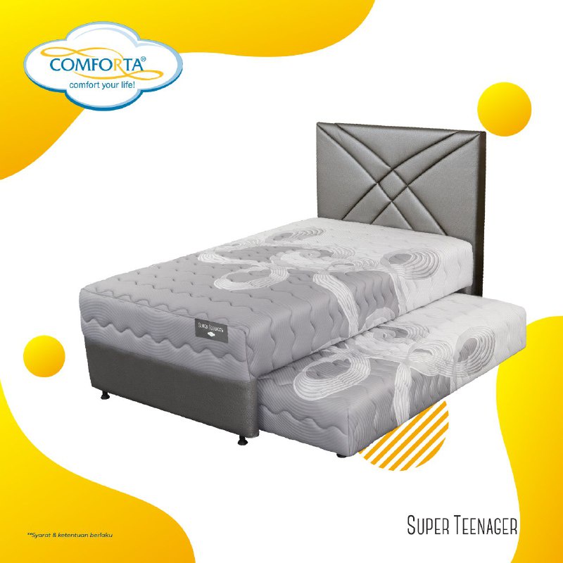 SPRINGBED COMFORTA 2IN1 SUPER TEENAGER