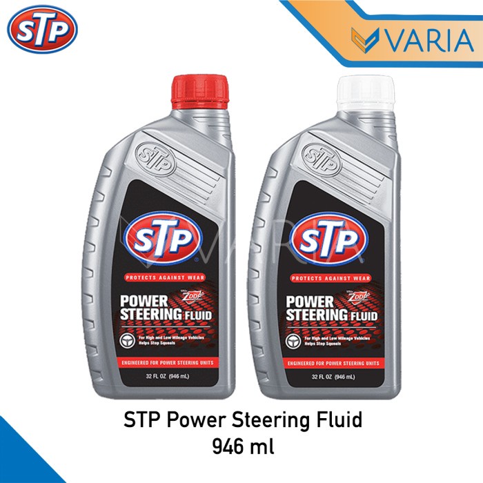 STP Power Steering Fluid 946 ml 1 Liter Cairan Oli Pelumas Setir Mobil