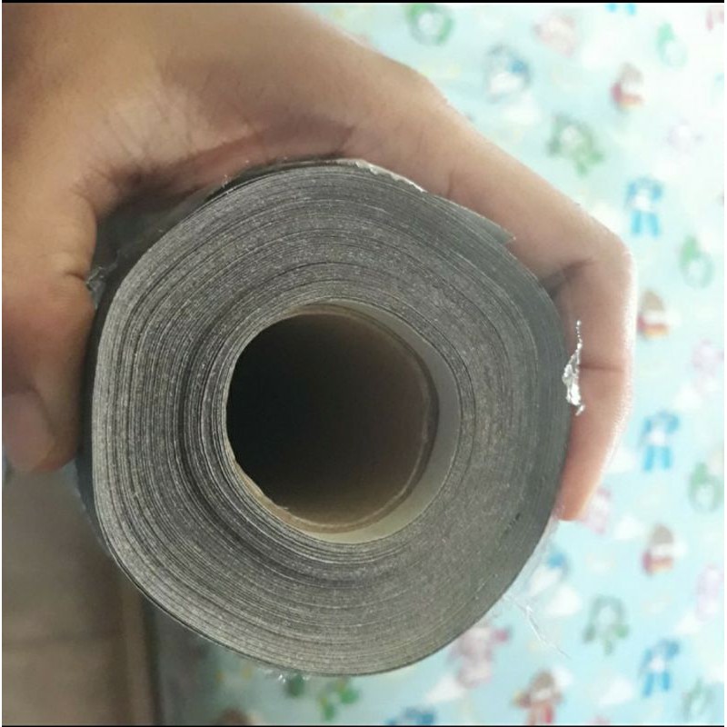 

Kertas Linen Roll Gulungan 120cm x 16m - Hitam Doff
