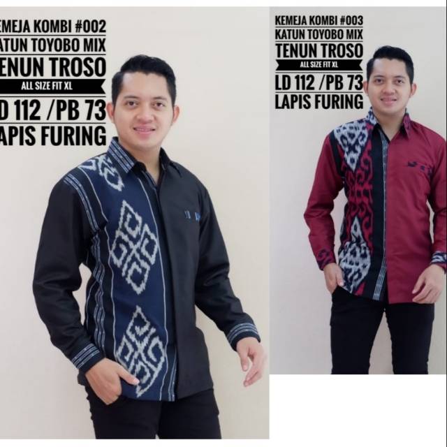 Kemeja Toyobo mix Toyobo Ory