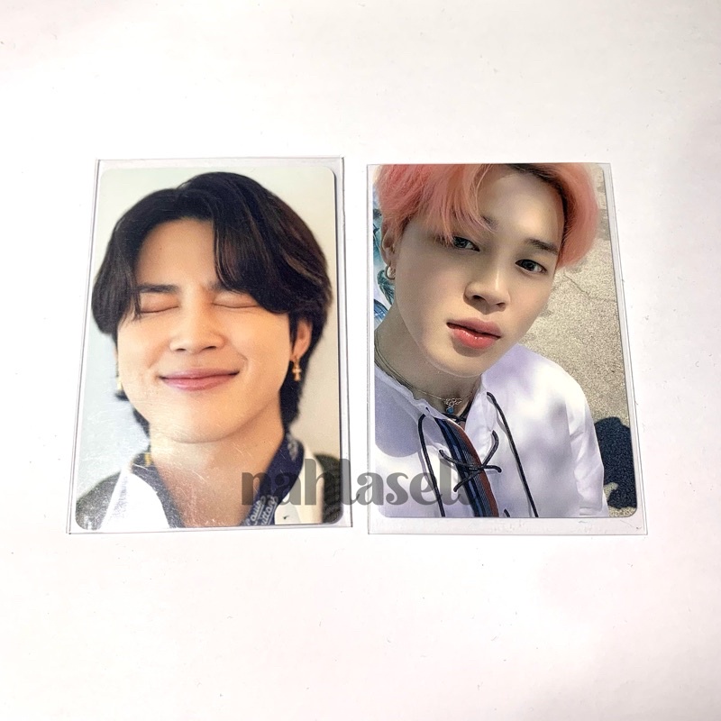 PC JIMIN DICON 101 MEREM  / SELCA  (RAMBUT MERAH /PINK) PHOTOCARD BTS