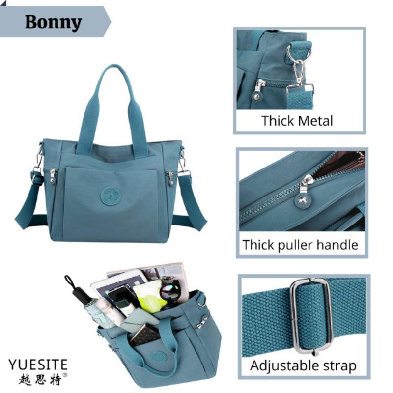 TAS WANITA BAHU SELEMPANG YUESITE BONNY CL OIGINAL LARGE TOTE CYUTEBAGS