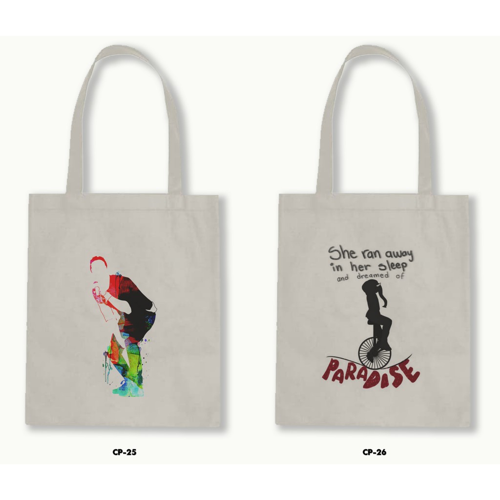 TOTE BAG BLACU - COLDPLAY .02