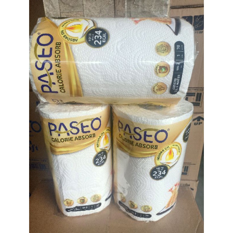 tissue paseo kitchen towel 1 roll/tisue tisu dapur calorie absorb