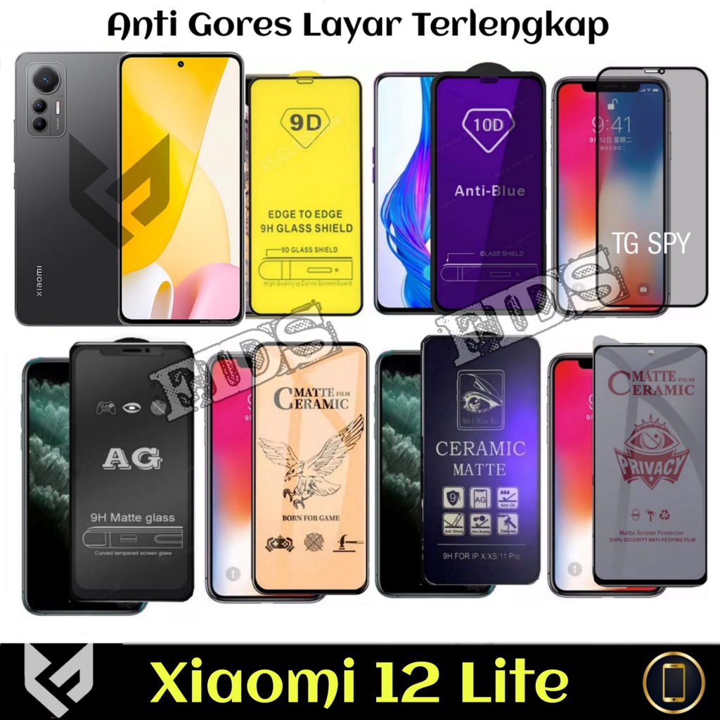 PROMO Anti Gores For XIAOMI 12 Lite Anti Gores Layar Premium Protector Screen handphone