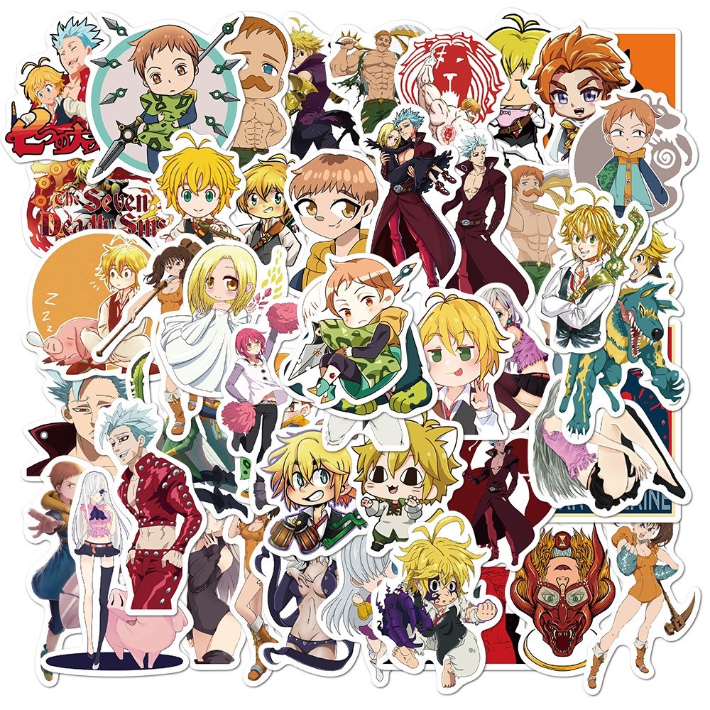 SDS001 – Sticker / Stiker Anime Seven Deadly Sins