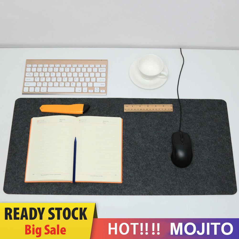 MOJITO Office Computer Desk Mat Modern Table Mouse Pad Wool Felt Laptop Desk Mat