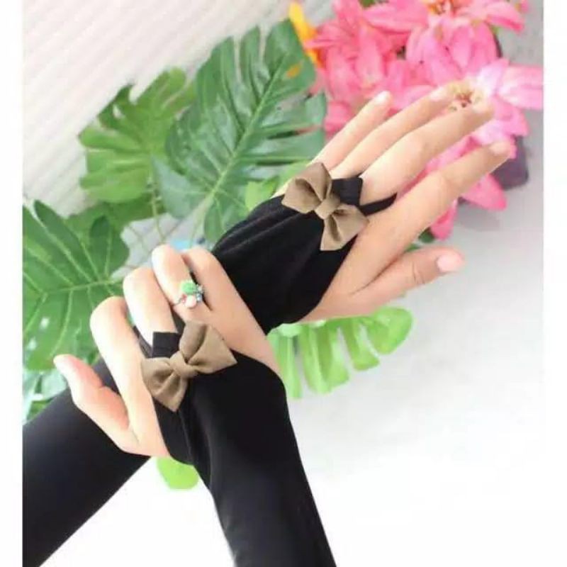 Handsock Cincin Pita Kombi tengah / handsock pita / manset tangan / handsock pita kombi / handsock