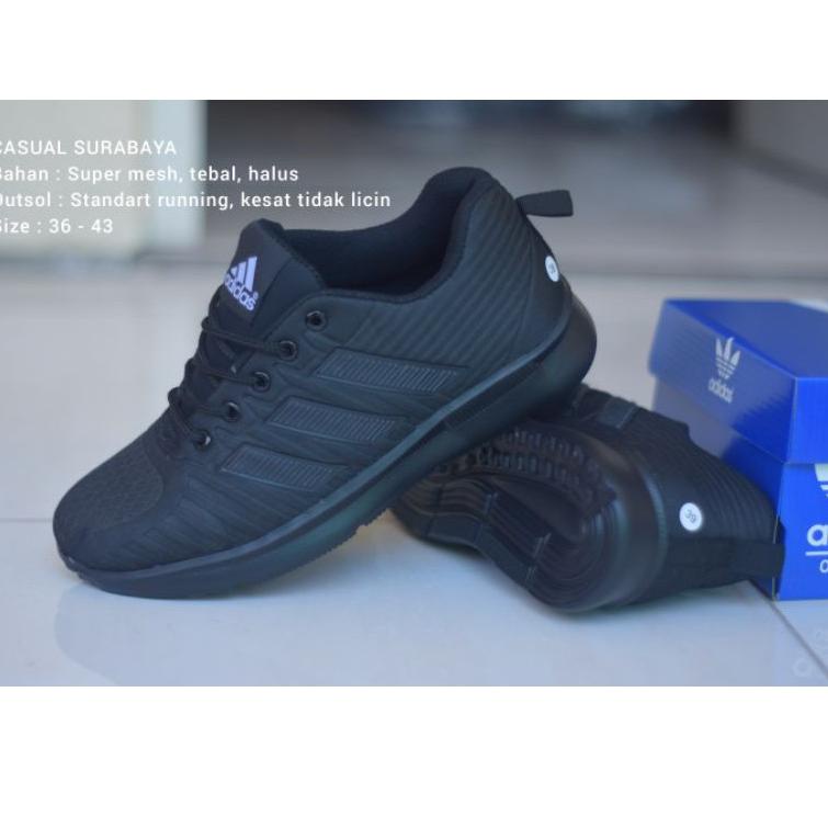 Penjualan Terbanyak.. Sepatu Sekolah Hitam Full. Sepatu Adidas Hitam Polos. Sepatu Hitam Laki Peremp