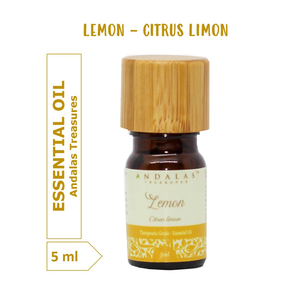 5 ml LEMON Essential Oil 100% Murni Minyak Atsiri Andalas Treasures