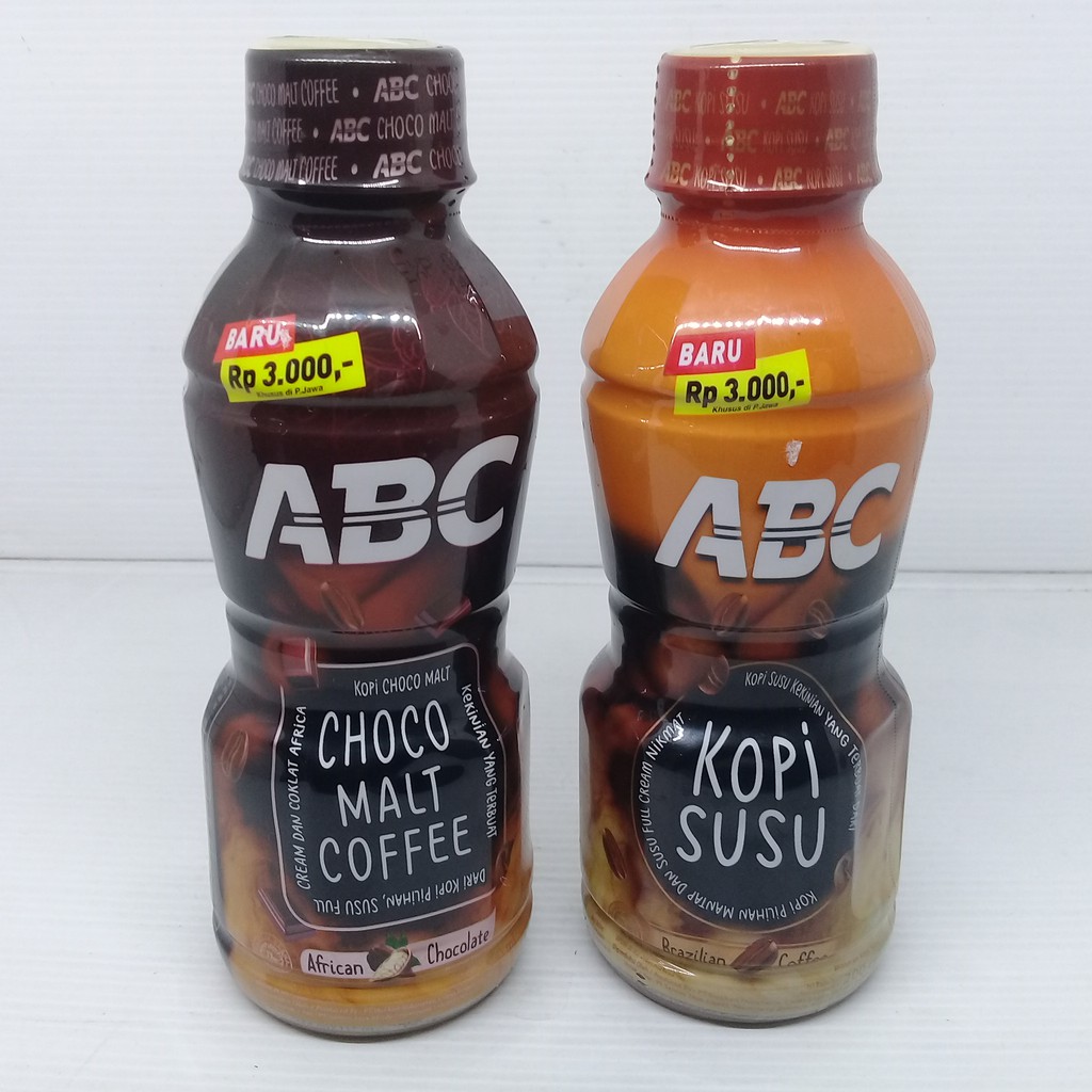 

ABC Minuman Botol 200 ml Kopi Choco Malt / Kopi Susu