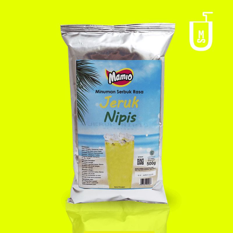 

Minuman Serbuk Lime / Jeruk Nipis Kemasan 500 gram