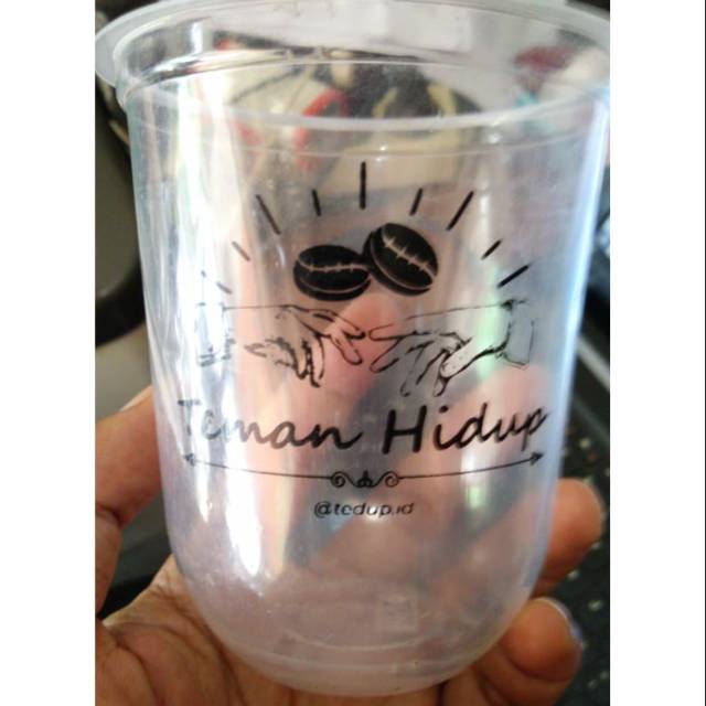 Sablon cup oval 14 oz