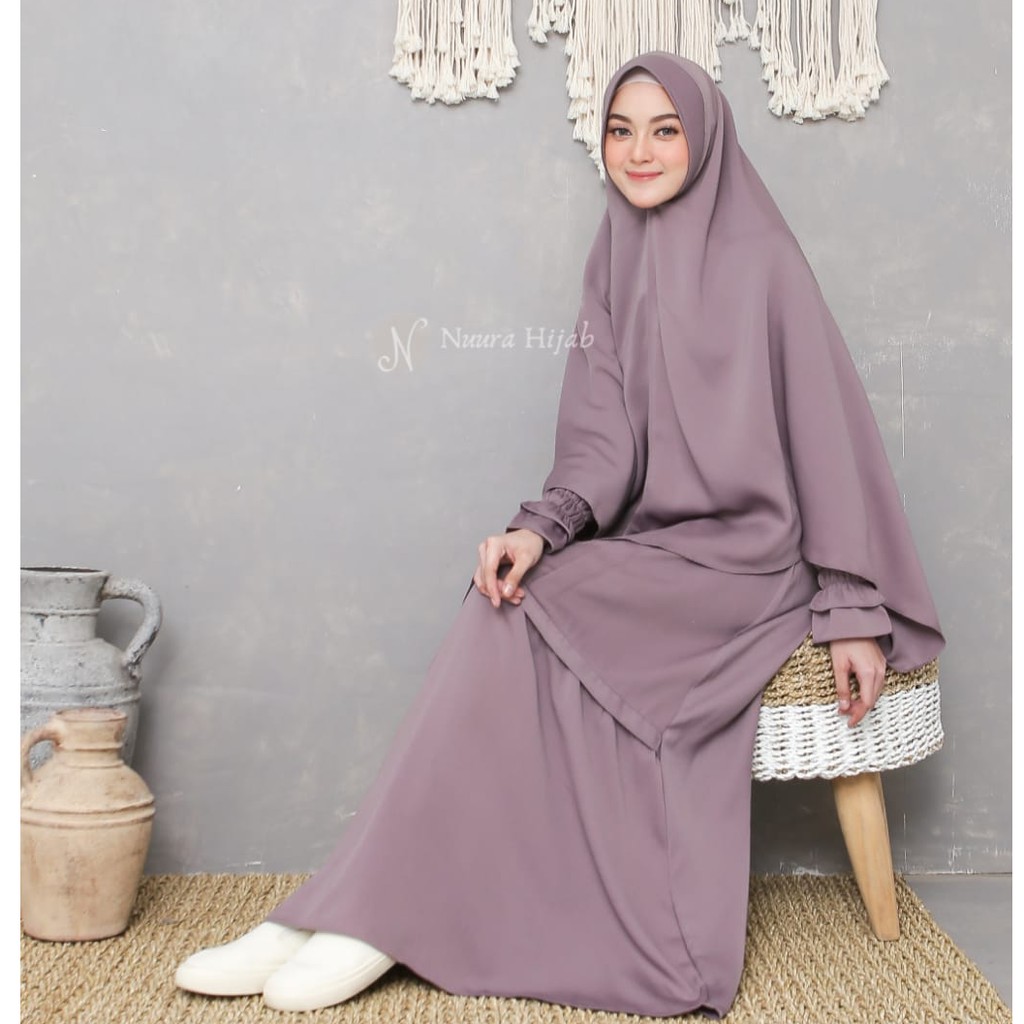 Gamis set Syar'i syarie claudia by nuura HIJAB