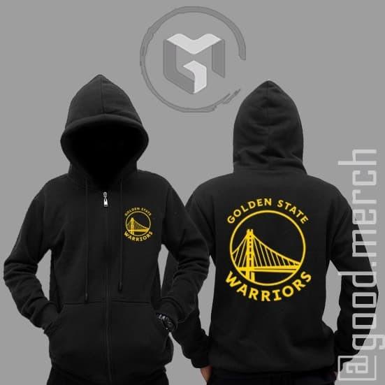 Jaket Hoodie Sweater Golden State Warriors Sweatshirt Zipper