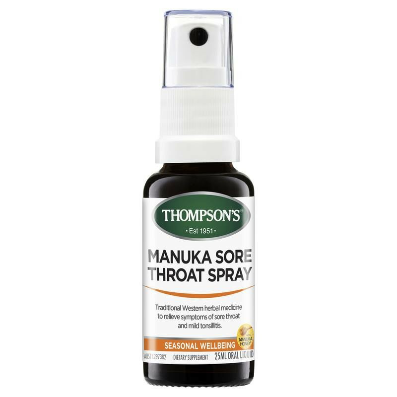 Thompsons Manuka sore throat spray