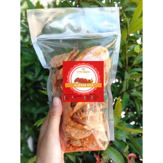 

KERIPIK/KRIPIK TEMPE BALADO 200GR