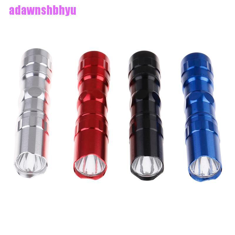 (adawnshbhyu) Senter Led Mini Portable Anti Air Bahan Aluminum