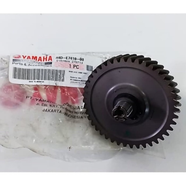 Gear rasio depan xeon aerox 125 asli original / gir rasio depan xeon aerox 125 ori 44D E44710 00