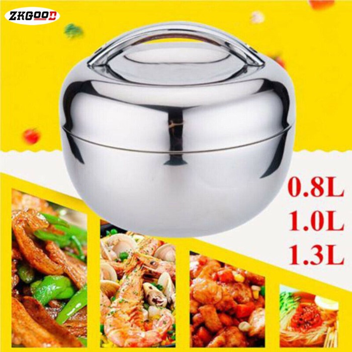 

Kotak Makan Siang Portabel, Wadah Makanan Termos Tahan Panas,