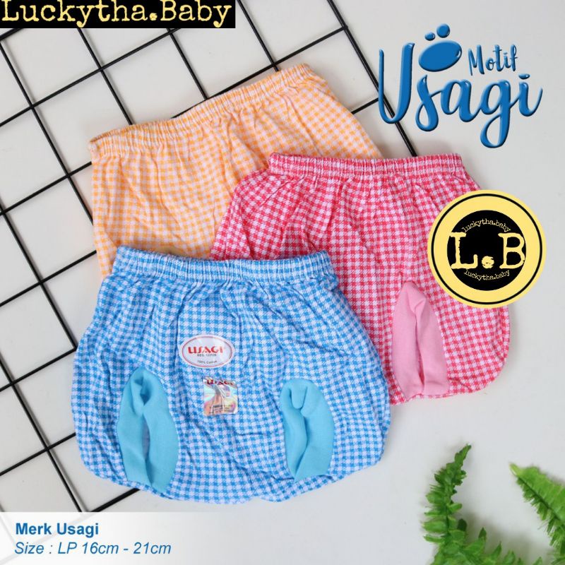 3pc_ celana pop bayi Usagi  100%cotton nyaman di pakai