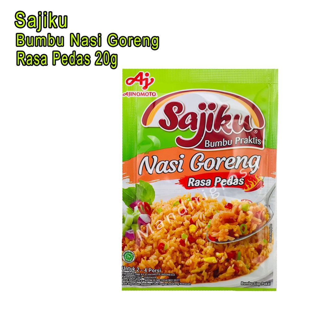 BUMBU * NASI GORENG * RASA PEDAS * SAJIKU * 20g