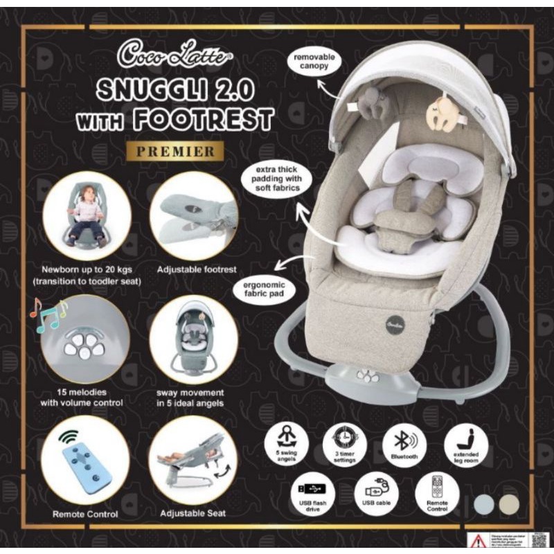 PROMO Cocolatte Weeler SNUGGLI / snuggli 2.0 / snuggli safari / snuggli 2.0 premier Original Baby Sw