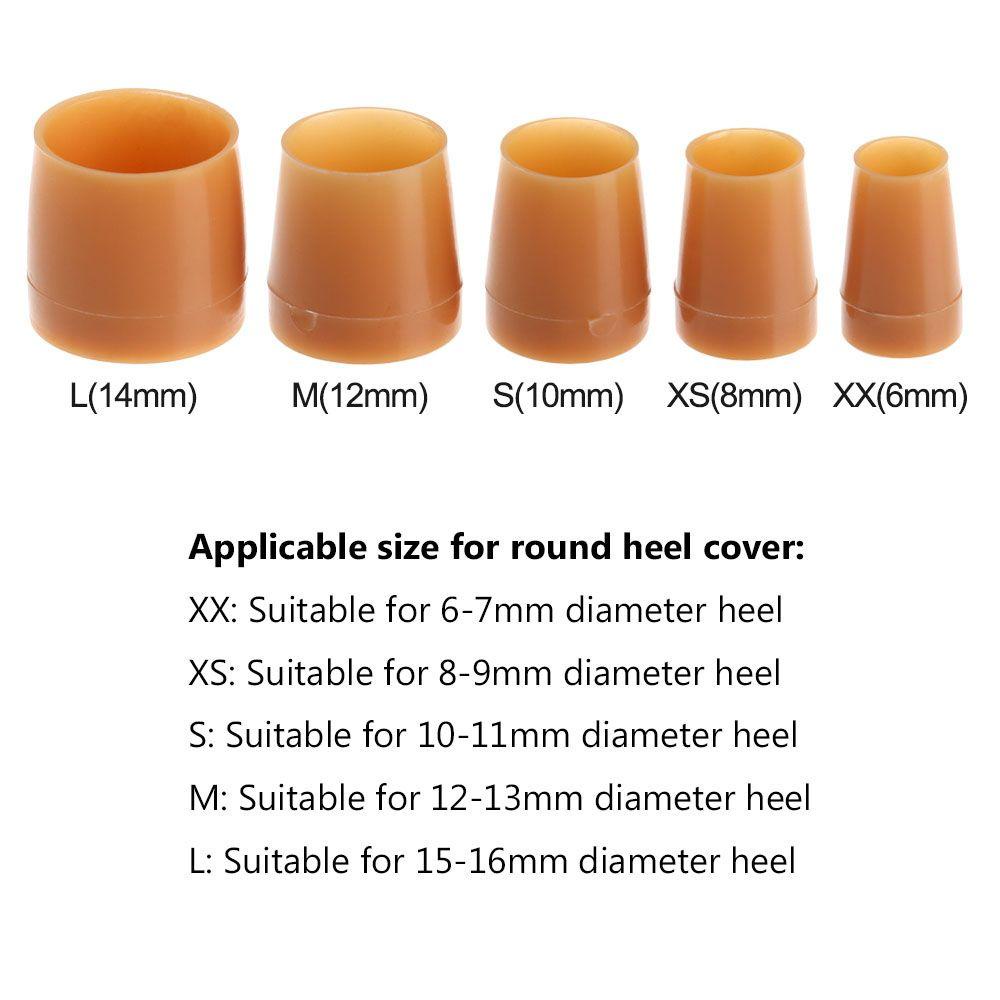 1pasang Pelindung Tumit Peredam Berguna Non-slip Shockproof Heel Stoppers