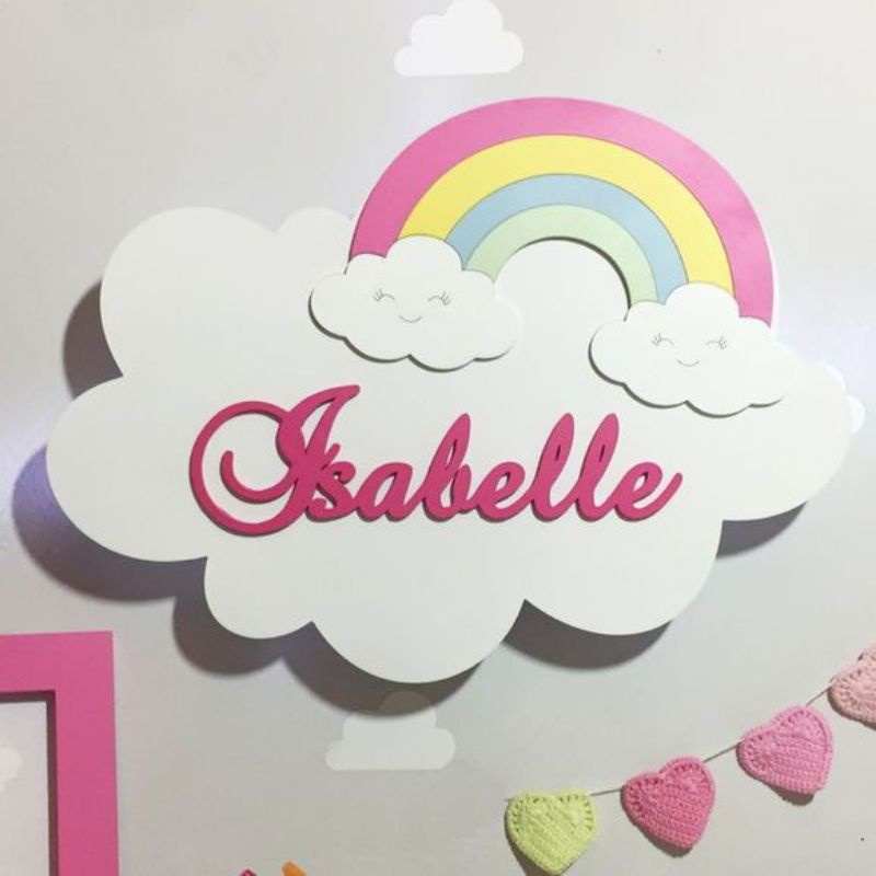 Dekorasi Kamar Lampu Tidur Awan