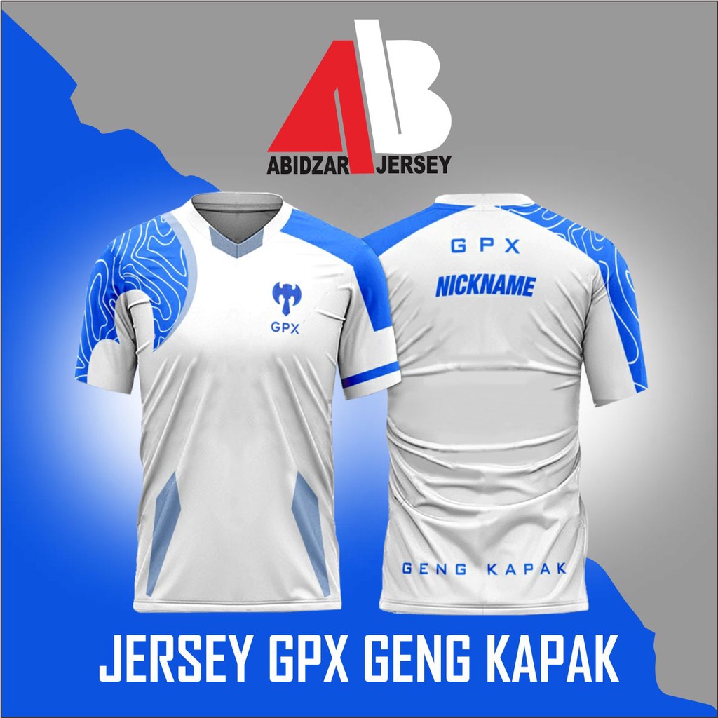 Jersey Geng Kapak GPX white game mobile legend