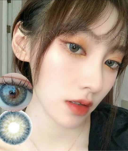 Sepasang Lisa by dreamcolor soflens blackpink by dreamcon lensa kontak Softlens Gray Brown