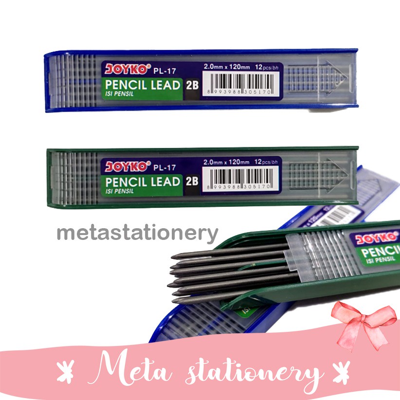 

Pencil Lead / Isi Pensil Mekanik Joyko PL-17 / 2B / 2.0 mm