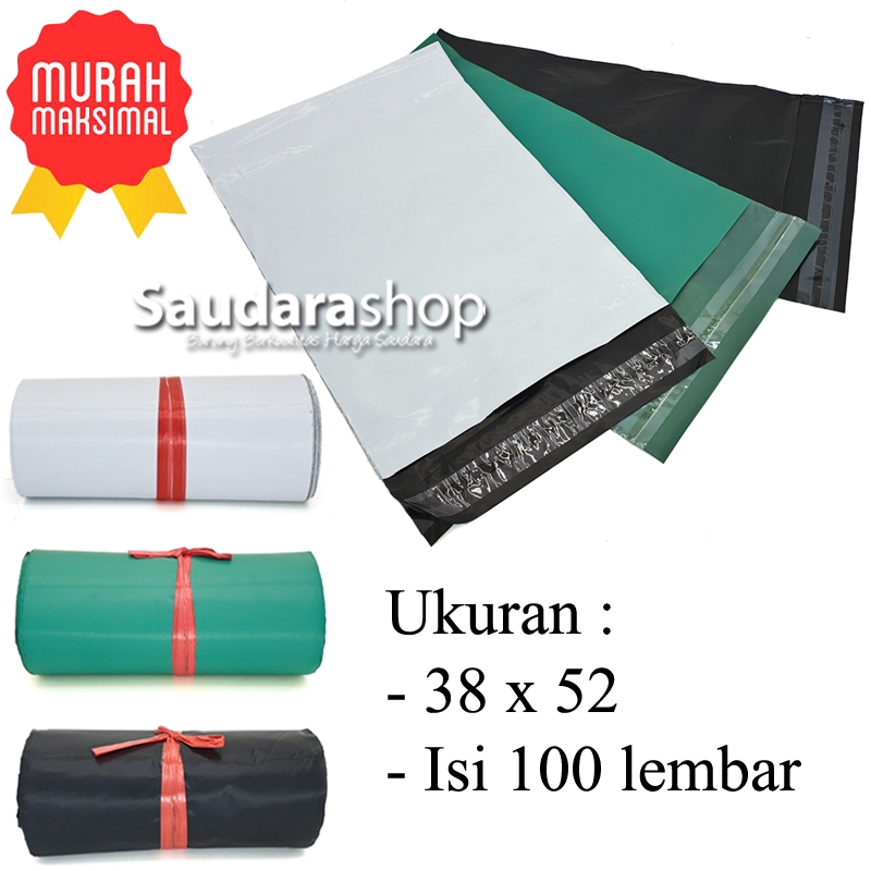 

Polymailer Ekonomis 38x52 (100pcs) / Plastik Packing Online 38 x 52