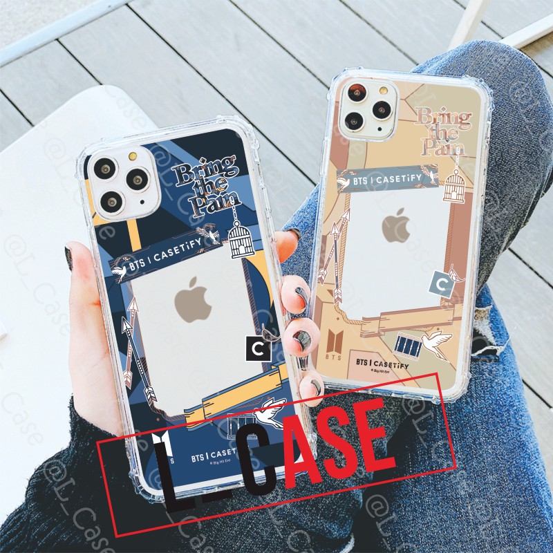 Custom Case Casetify Unofficial BTS On Photo Case Day and Night IPHONESAMSUNGOPPOVIVOXIAOMIREALME
