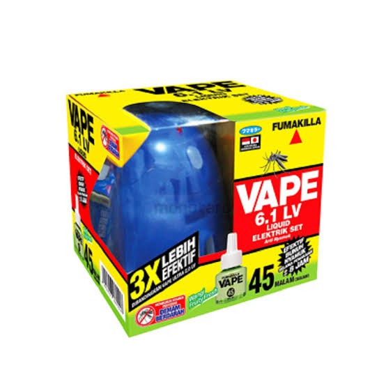 Vape Liquid Elektrik Biru Set 45Malam