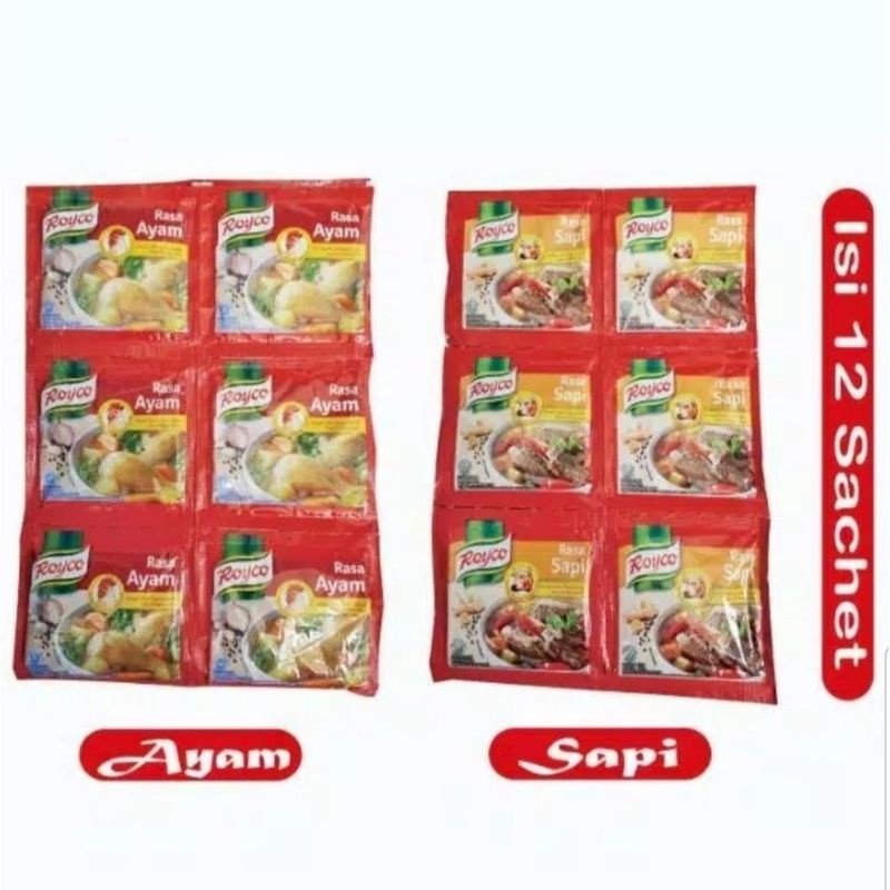 

Royco ayam Sachet/ Royco sapi sachet/ Penyedap rasa