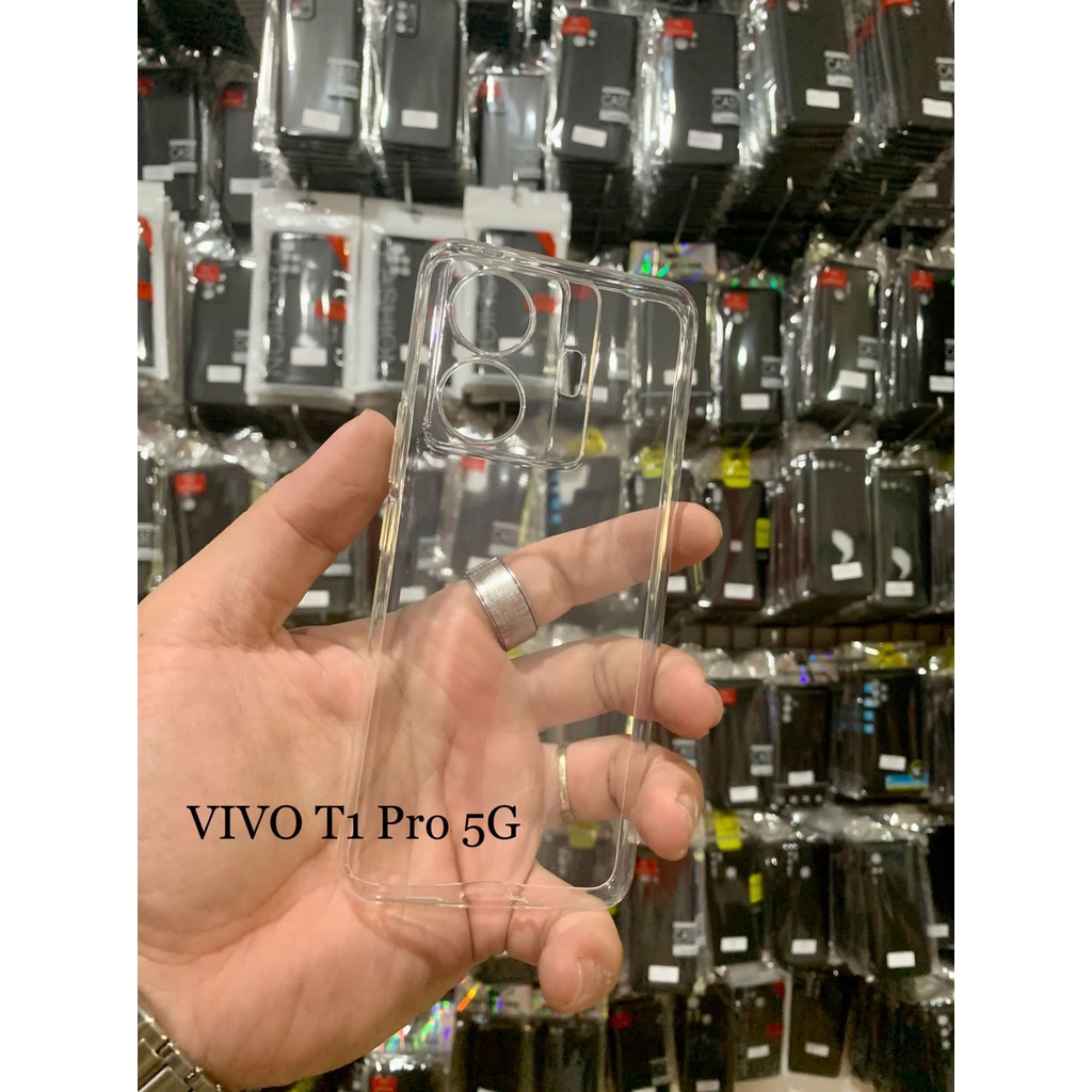 VIVO Y36 4G Y36 5G V27 5G V27E T1 5G VIVO T1 PRO 5G CASE HD BENING CLEAR SILIKON 1.5mm SLIM CASING PROTECT CAMERA COVER PELINDUNG KAMERA TRANSPARAN