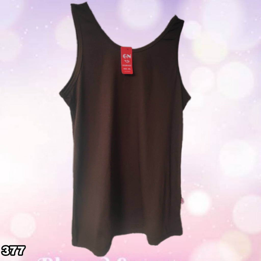 K377 - TANKTOP ATASAN WANITA TALI LEBAR GOLDEN NICK SIZE XL - XXL HARGA PER 1 PCS-8