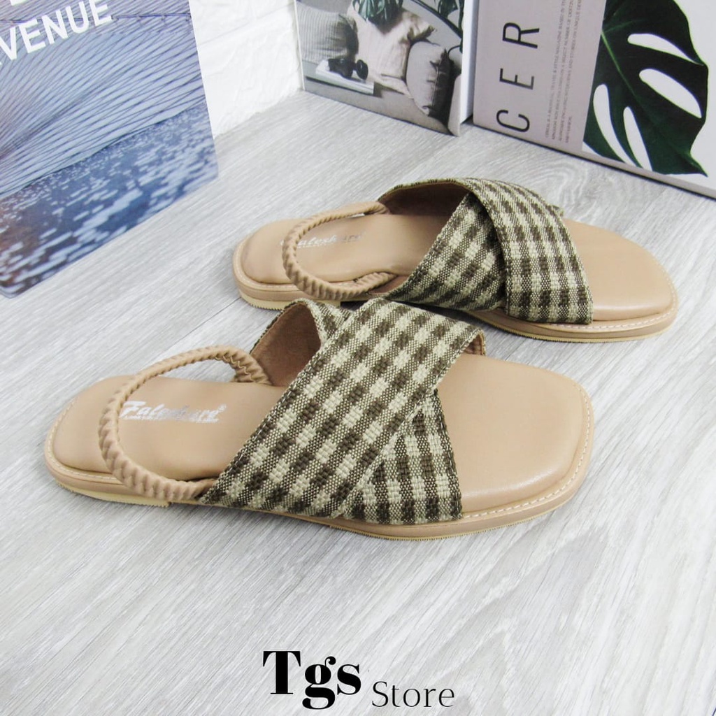 Sandal Flat Wanita Tali Karet NG-17