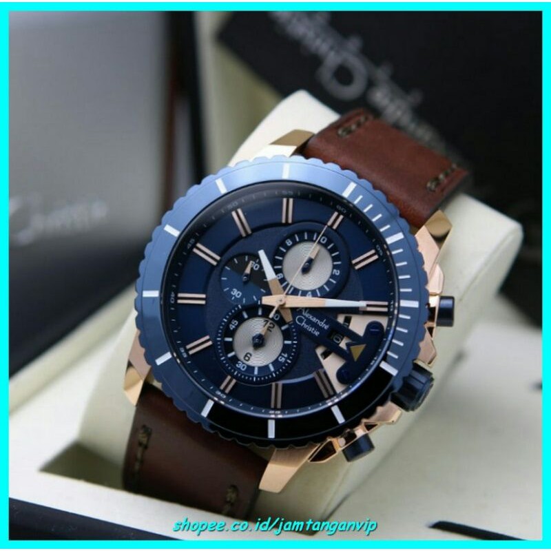 Alexandre Christie Pria AC 6527 AC6527 Jam Tangan Alexander Christie Pria Original Terbaru